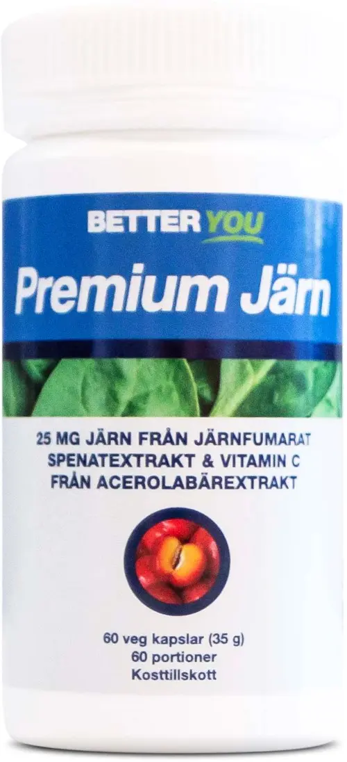 Better You Premium Järn - 60 kaps