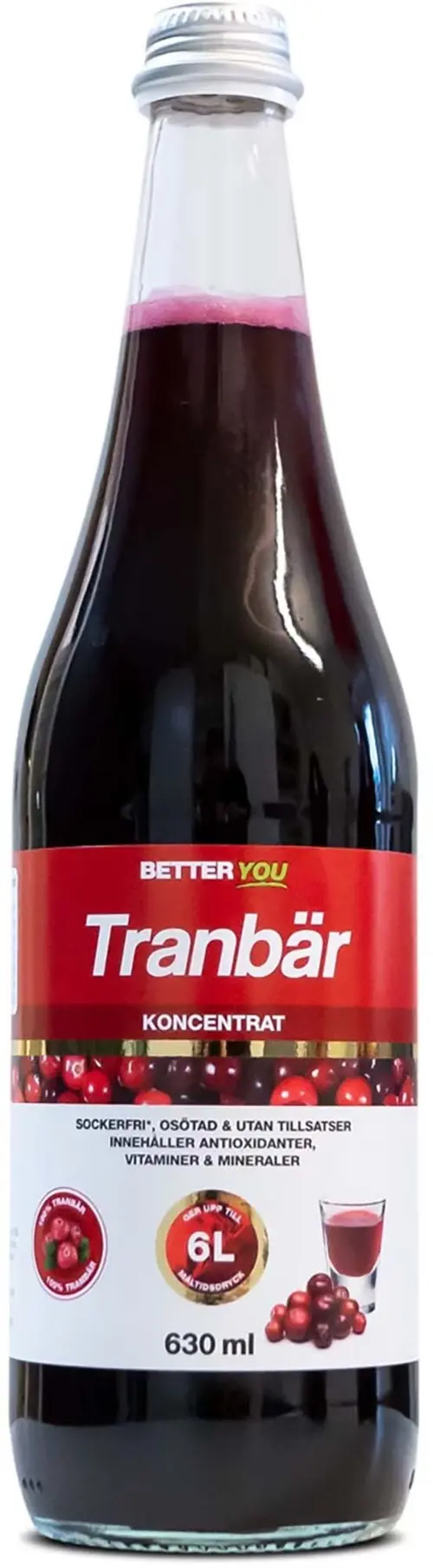 Better You Tranbärskoncentrat 630 ml