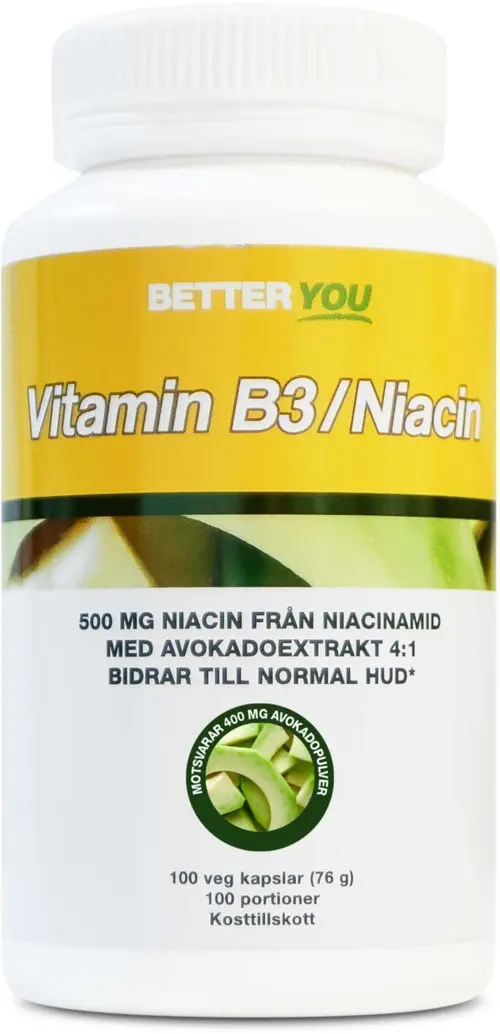 Better You Vitamin B3 / Niacin 100 stk