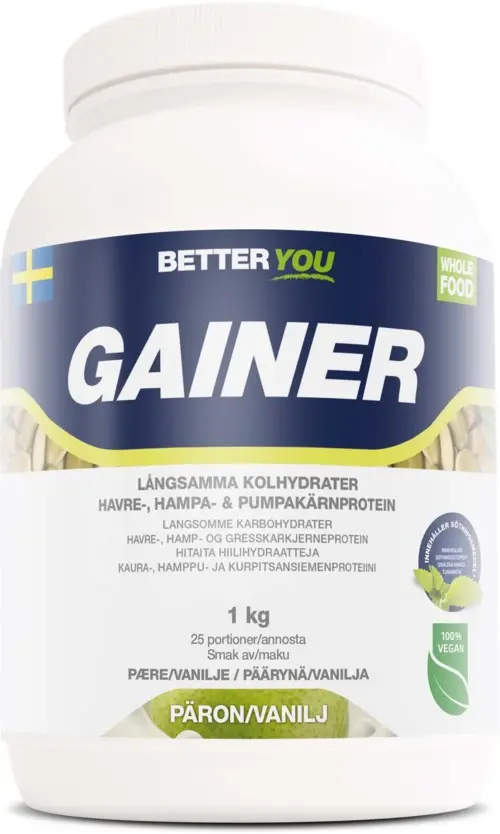 Whole Food Gainer Päron/Vanilj 1 kg