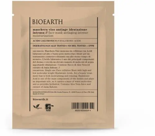 Bioearth Sheetmask Intense Moisturization 15 ml