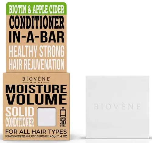 Biovène Moisture Volume Biotin & Apple Cider Solid Conditioner Bar