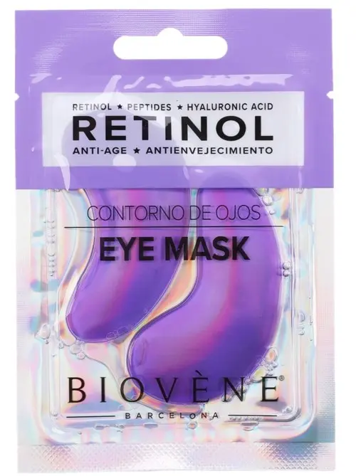 Biovène RETINOL Signs-of-Aging Eye Pad Mask with Peptides and Hyaluronic Acid 8 g