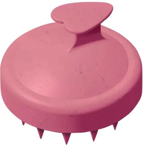 Biovène The conscious Scalp Massager, Pink Biodegradable Shampooing Brush