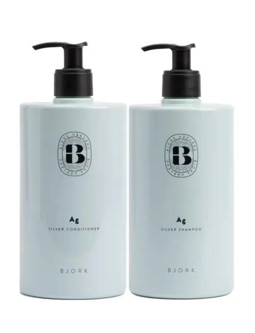 Björk AG Bundle Silver Shampoo 750 ml & Silver Conditioner 750 ml