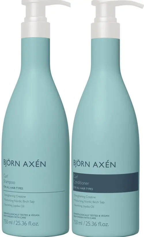 Björn Axén Curl Bundle Shampoo 750 ml & Conditioner 750 ml