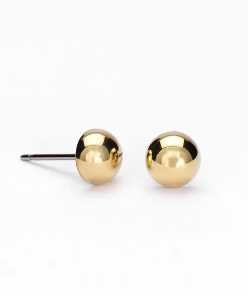 Blomdahl Golden Titanium Half ball 6 mm