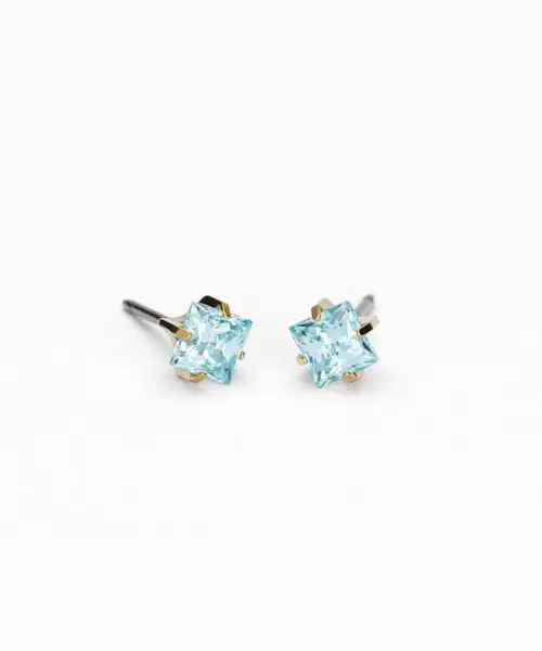 Blomdahl GT Tiffany Edge 5 mm CZ Aquamarine