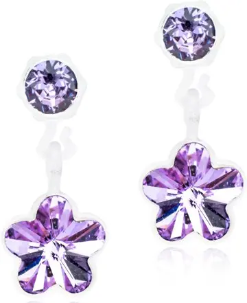 Blomdahl Pendant Flower 4/6mm Violet