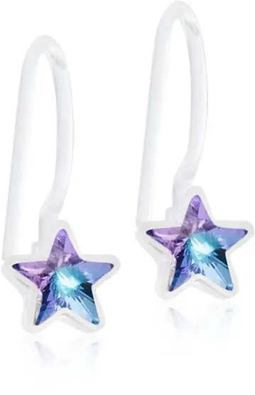 Blomdahl MP Pendant Fixed Star 6 mm, Lilac shimmer