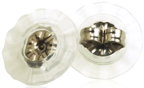 Blomdahl NT Skin friendly earring backs with disc for titanium earrings