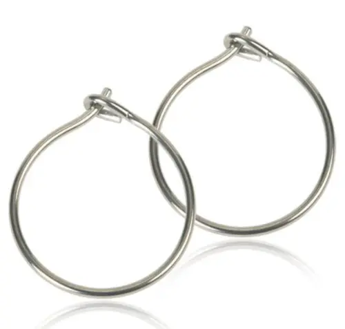 Blomdahl Natural Titanium Safety Ear Ring