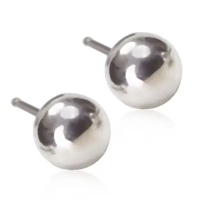Blomdahl Silver Titanium Ball