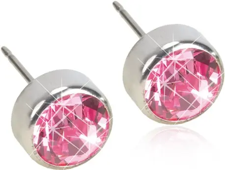 Blomdahl Silver Light Rose Bezel 5mm
