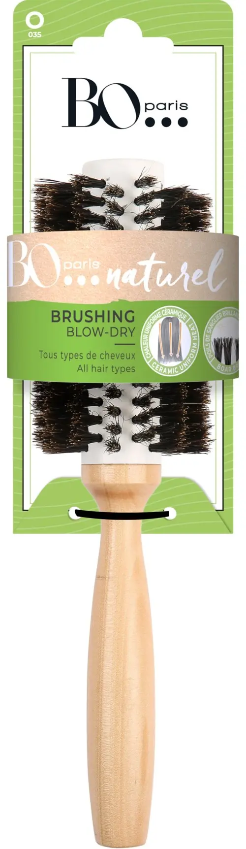 B&O Paris Ceramic Boar Bristle Blow-Dry Brush XXL