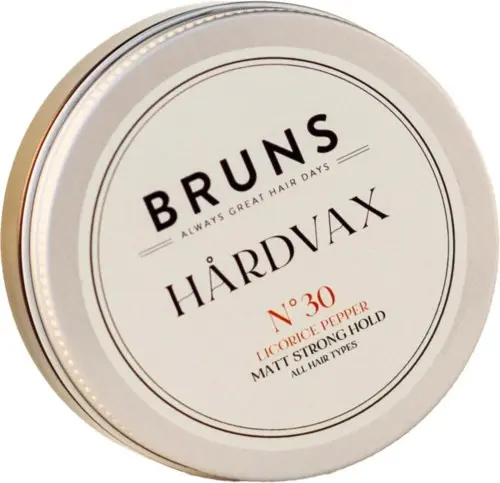 Bruns Products HÅRDVAX VÄLKLÄDD SVARTPEPPAR NR 30 60ml
