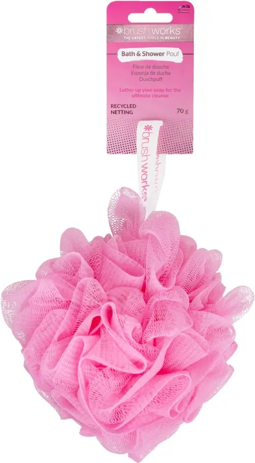 Brushworks Bath & Shower Pouf