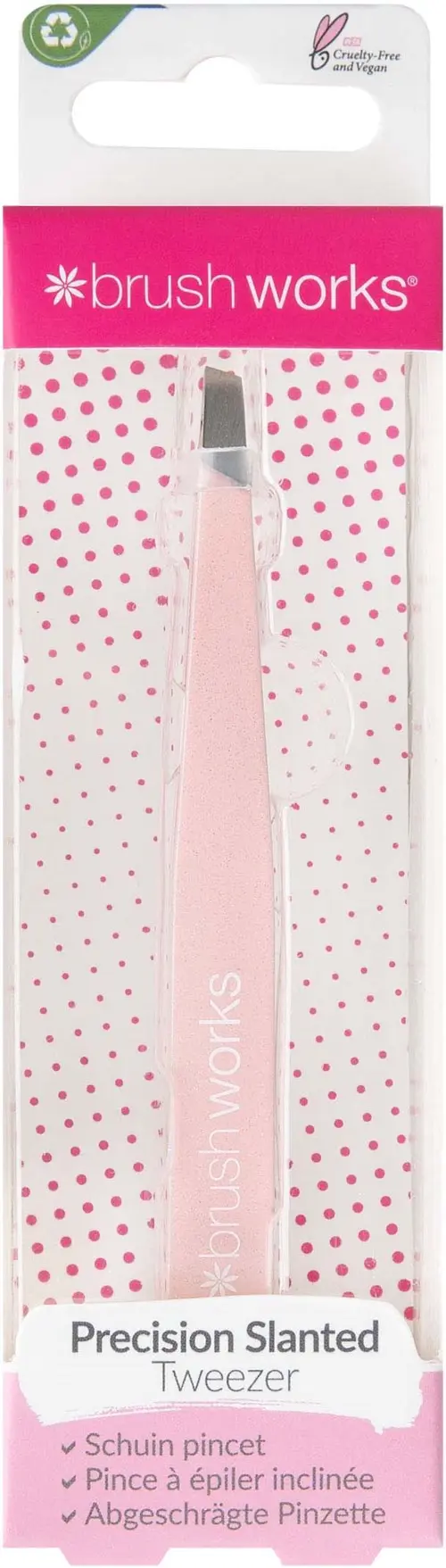 Brushworks Precision Slanted Tweezers