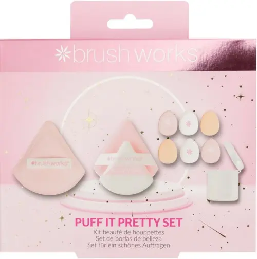 Brushworks Puff It Pretty Set