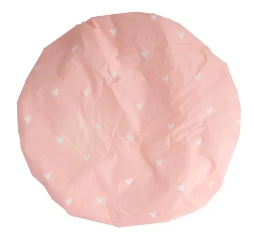 Brushworks Reversible Shower Cap Heart Pattern
