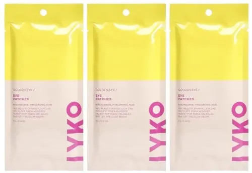By Lyko Golden glow Hydrogel Eye Mask Trio