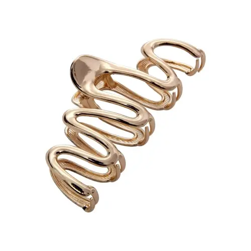 By Lyko Metallic Hair Claw Golden Wave