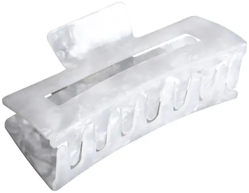 By Lyko Rectangular Acrylic Claw XL White