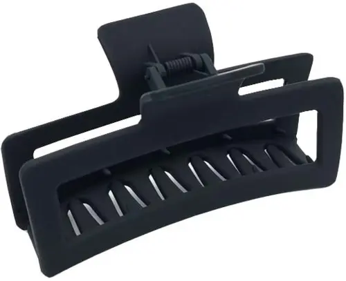 By Lyko Rectangular Rubber Claw XL Black