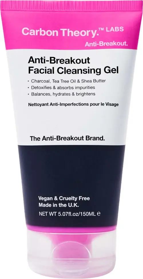 Carbon Theory Anti Breakout Facial Cleansing Gel 150 ml