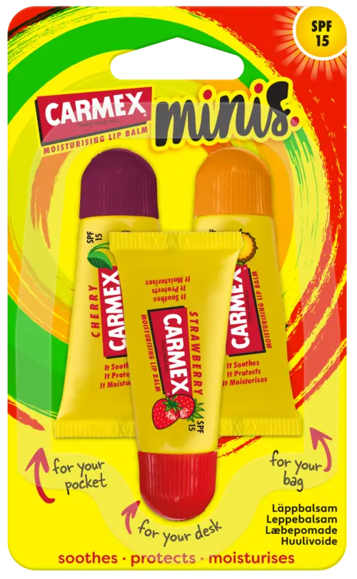 Carmex Lip Balm Minis SPF15