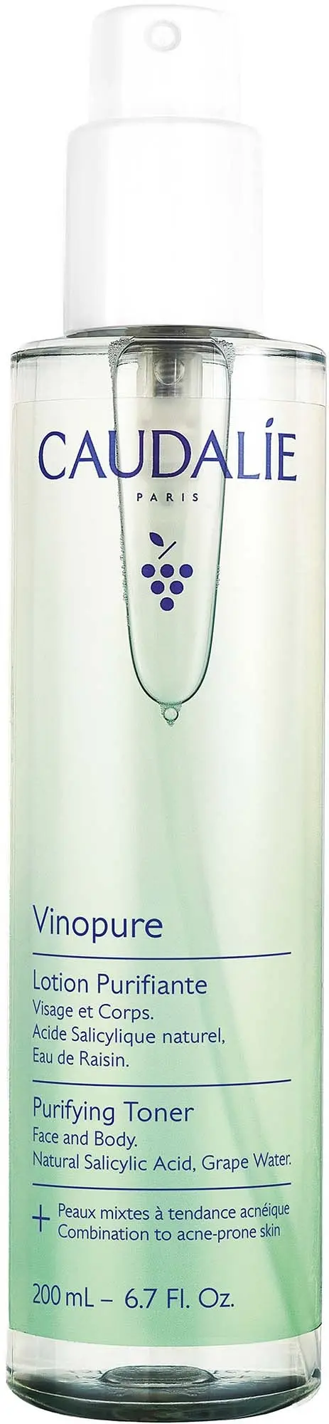 Caudalie Vinopure Purifying Toner 200 ml