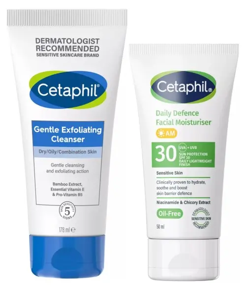 Cetaphil Smooth & Protect Routine