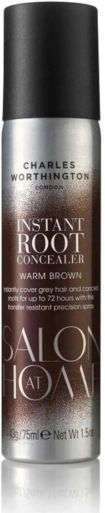 Charles Worthington Instant Root Concealer Warm Brown 75 ml