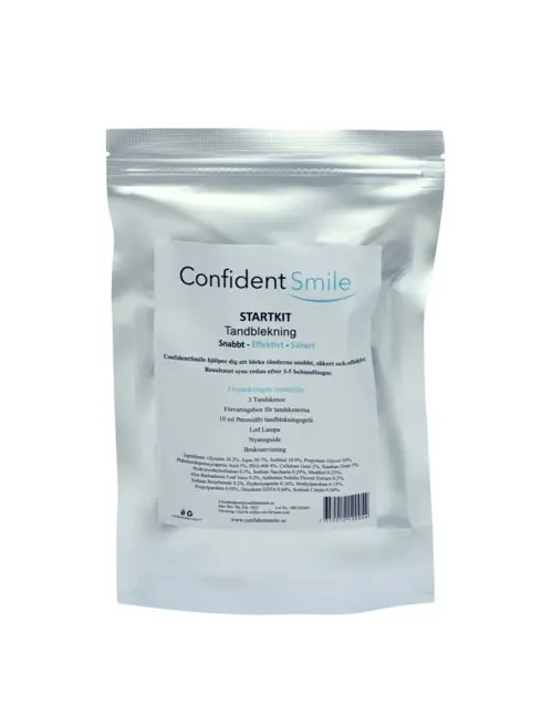 Confidentsmile Start Peroxidfri Tandblekning