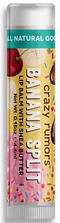 Crazy Rumors Banana Split Lip Balm