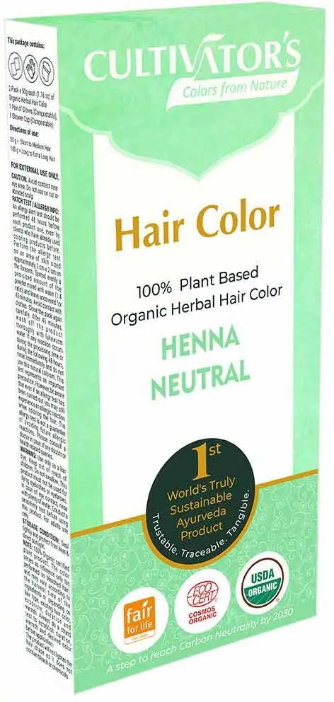 Cultivator's Hair Color Neutral Henna (Cassia)