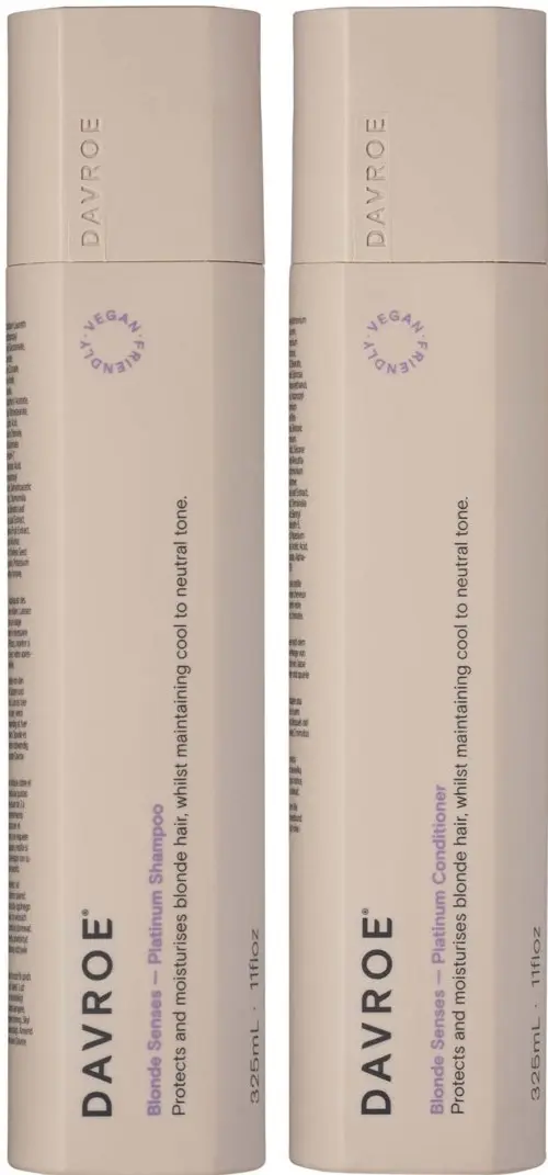 DAVROE Blonde Senses Platinum Shampoo 325 ml & Conditioner 325 ml