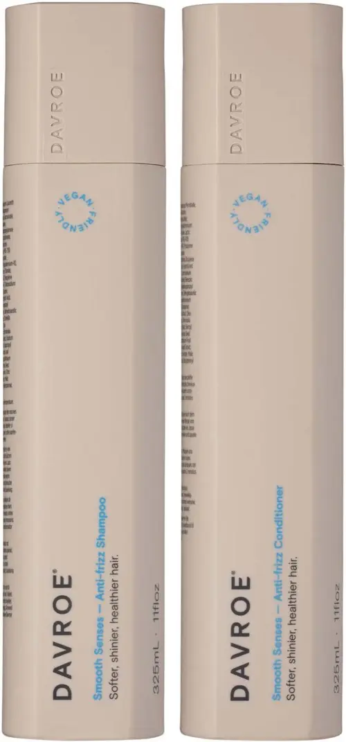 DAVROE Smooth Senses Anti-Frizz Shampoo 325 ml & Conditioner 325 ml