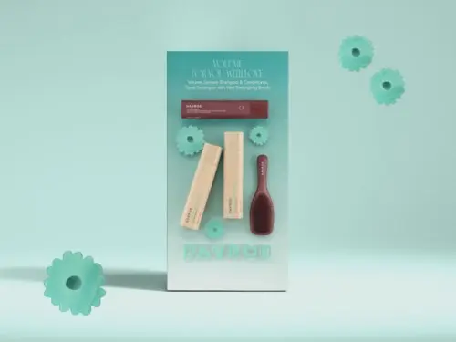 DAVROE Volume Trio Plus Pack Amplifying Shampoo, Amplifying Conditioner, Tame Detanger, Wet Detangling Brush