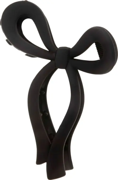 Dazzling Hair Clip Bow Black