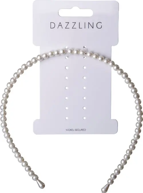 Dazzling Hår Diadem med pärlor
