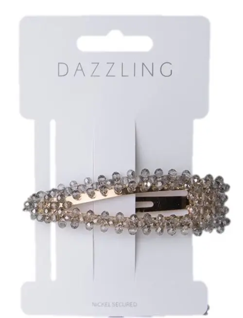 Dazzling Hår Hårklämma med grå skiffer