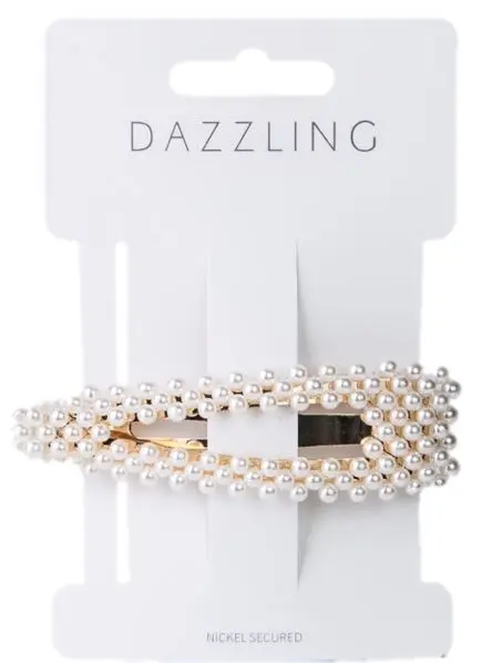 Dazzling Hår Pärlor hårklämma