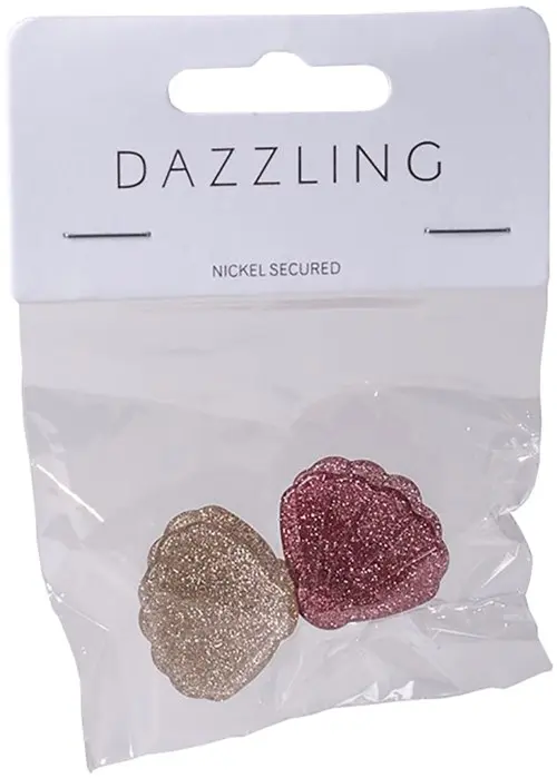 Dazzling Hår Snäck-klämma liten 2p