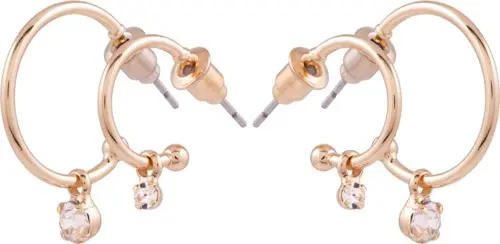 Dazzling J11 2-Pack Hoops Gold