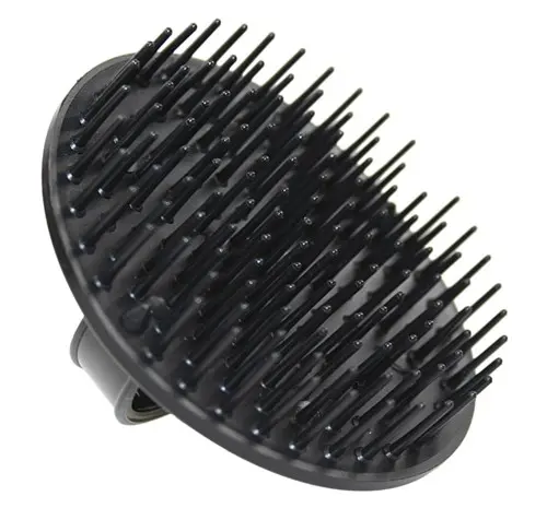 DENMAN D6 Original Be Bop Scalp Massager & Shower Brush Black