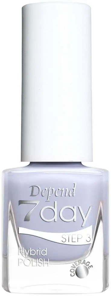 Depend 7day Multicolours Hybrid Polish 7340 Bright Blue