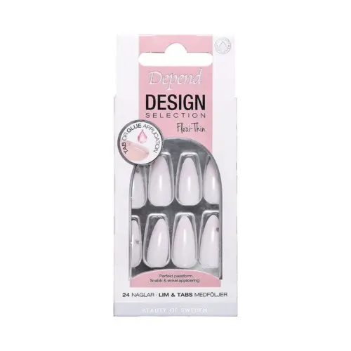 Depend Design Selection Flexi-Thin Pink Ivory Almond