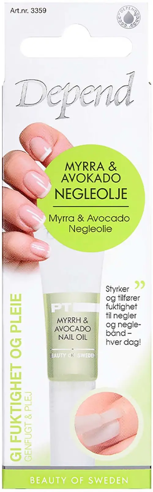 Depend Myrra & Avokado Nagelolja tub 5 ml