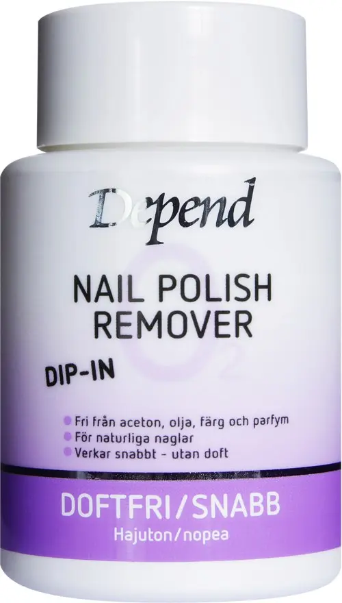 Depend O2 Dip-in Doftfri/Snabb Lila 75ml